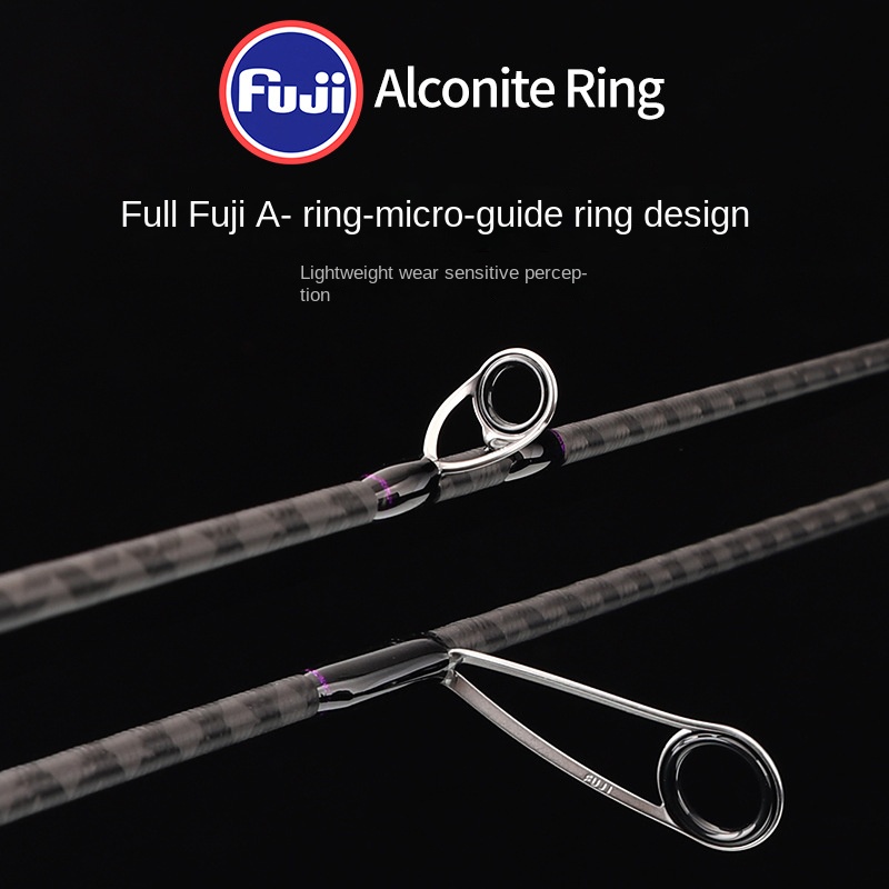 Qingxiu General Use Luya Pole Full Fuji Ring Worm Pole Carbon Far-cast Perch Mandarin Fish Spinning Cork Handle 2-Piece – Fishing Rod – view 3