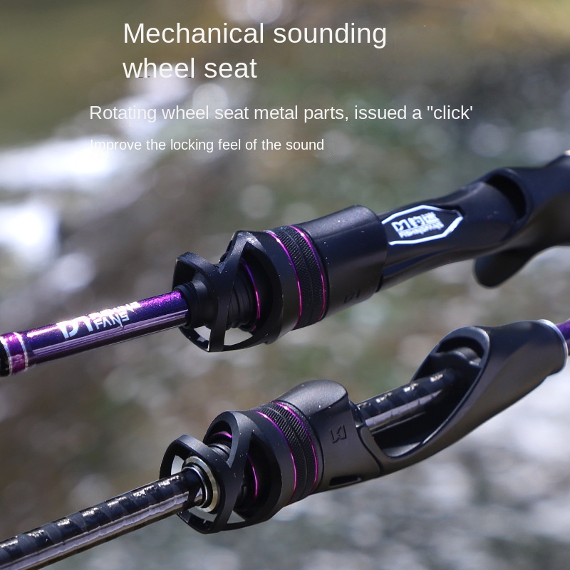 Qingxiu General Use Luya Pole Full Fuji Ring Worm Pole Carbon Far-cast Perch Mandarin Fish Spinning Cork Handle 2-Piece – Fishing Rod – view 5
