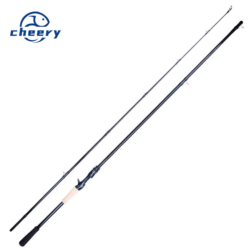 Fishing Fans Gold Version Australian Carre Strong Road Rod XXH Super Hard Heavy Thunder Giant Black Carbon 2-Piece Fishing Rod – Fishing Rod – view 1