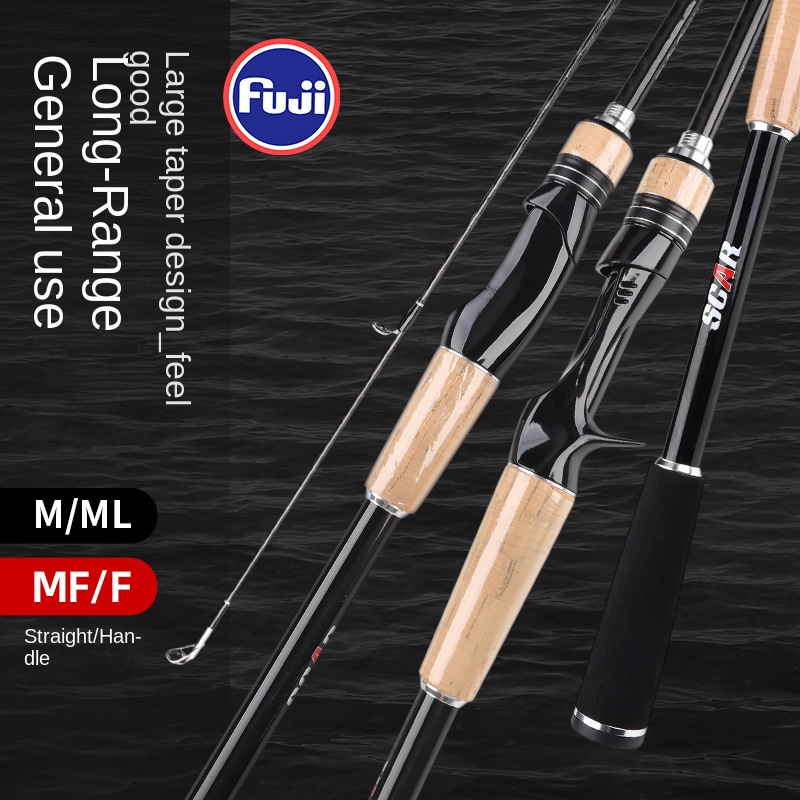 Fuji Guide Ring Accessories Lu Ya Rod Two Cross Carbon Cloth Remote Cone Large Taper Tips Sea Fishing Siniperca Chuatsi Fish Rod – Fishing Rod – view 2