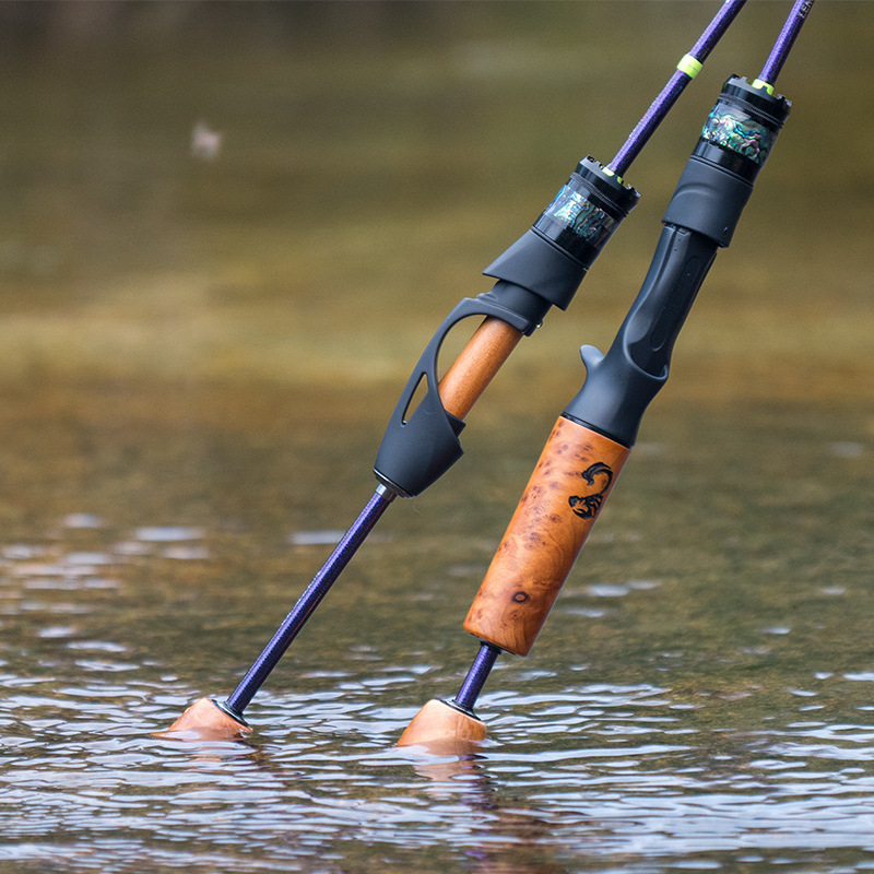 CHEERY BPUL Micro Horse Mouth Carbon Luya Single Straight & Gun Handle Fishing Rod 0.4kg Korea Guide Ring Specialized – Fishing Rod – view 5