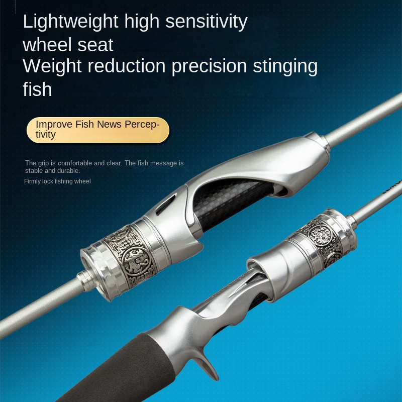 Silver Snake Micro Carbon Horse Mouth Rod Set Lure Fishing Carp & Horse Mouth Stream Sea Magic Shadow Rock Rod Lightweight – Fishing Rod – view 4