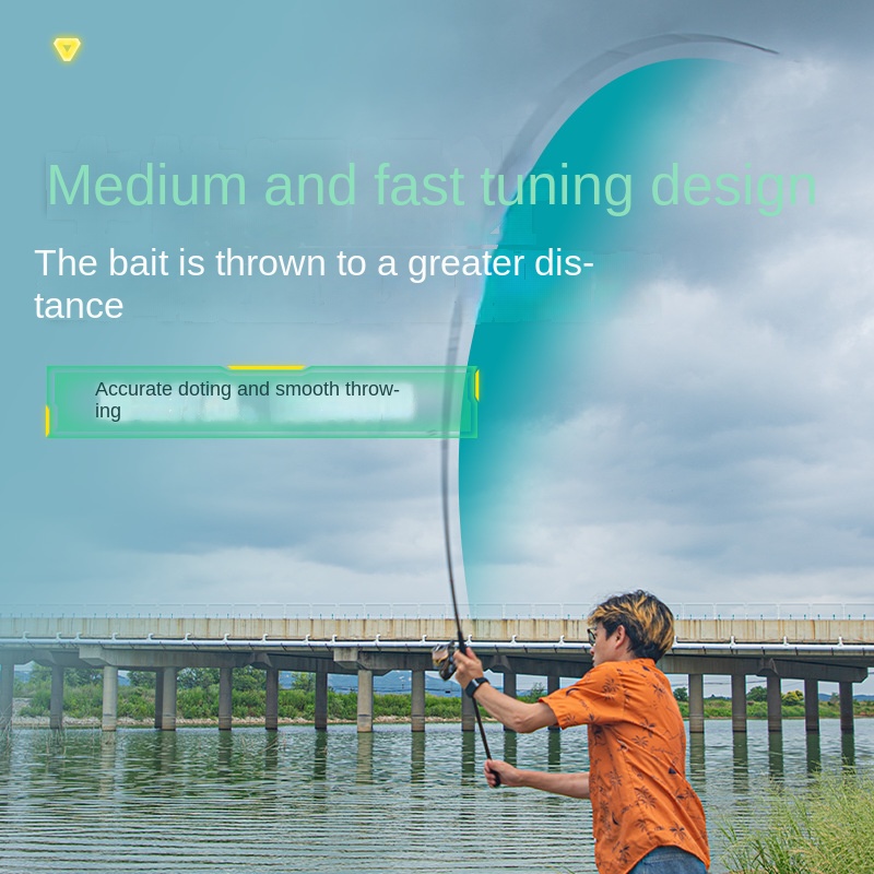 CHEERY Fishing Fan Lanxi 3.0 Long Throw Road Asian Pole Sea Bass Sea Mackerel Carbon Lure Fishing Straight Handle Fuji Guides – Fishing Rod – view 5