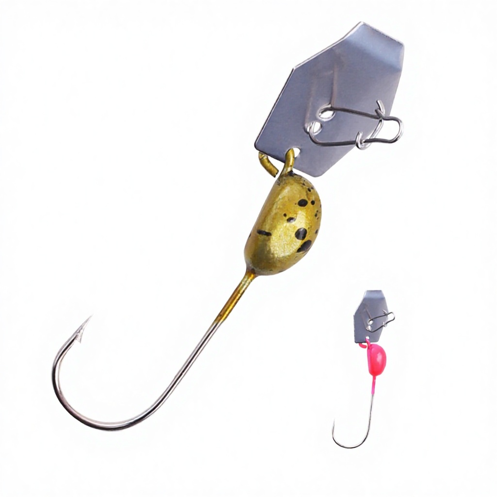 WEIHE 4.25g 5Colors Lead Head Jig Hook Single Hook for Bass Saltwater & River Lure Fishing – Metal Lure – view 4