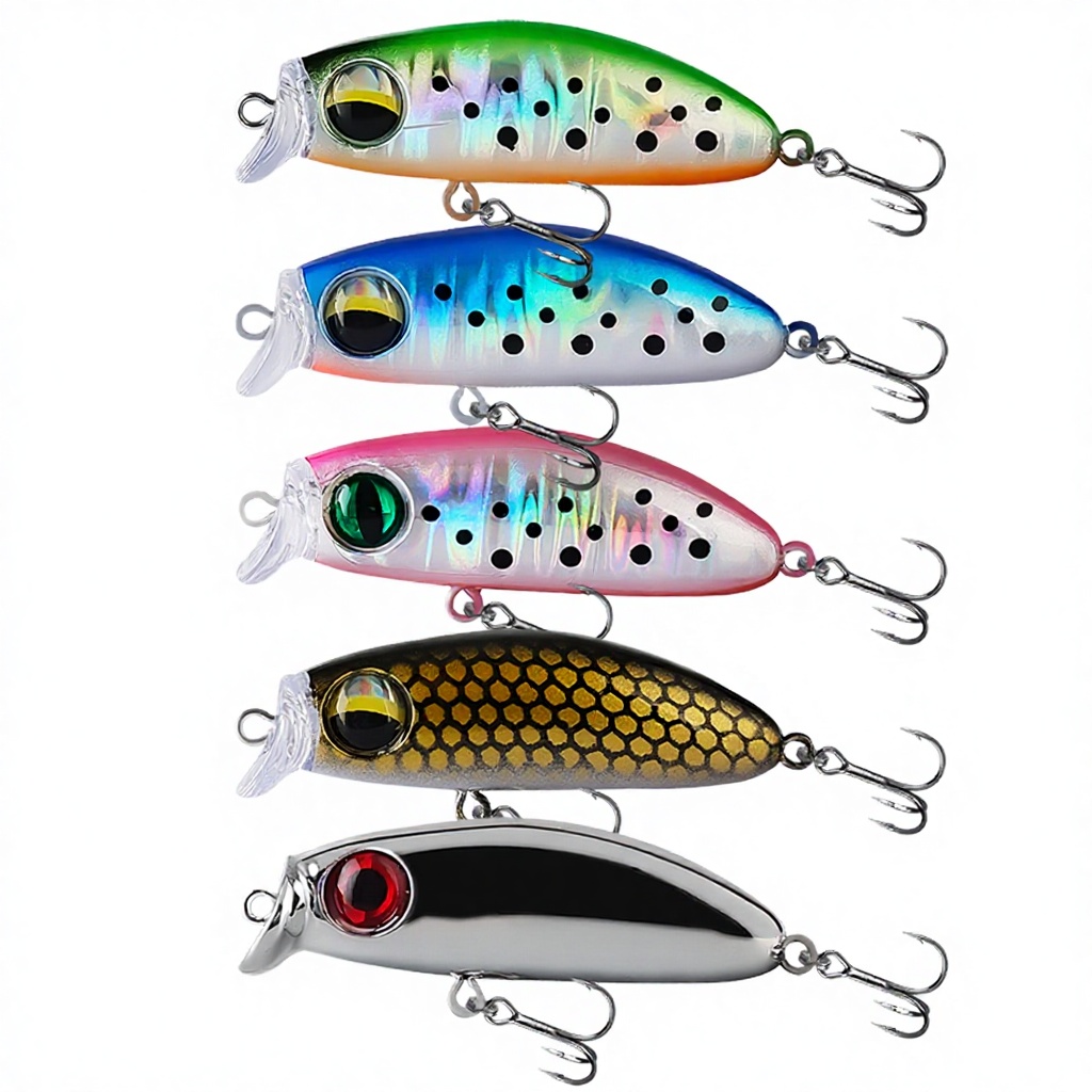 41mm 2.8g Slow Sinking Mini Minnow Artificial Hard Bait Fishing Lure Wobblers for Perch Pike Bass Trout River Lake – Minnow – view 4