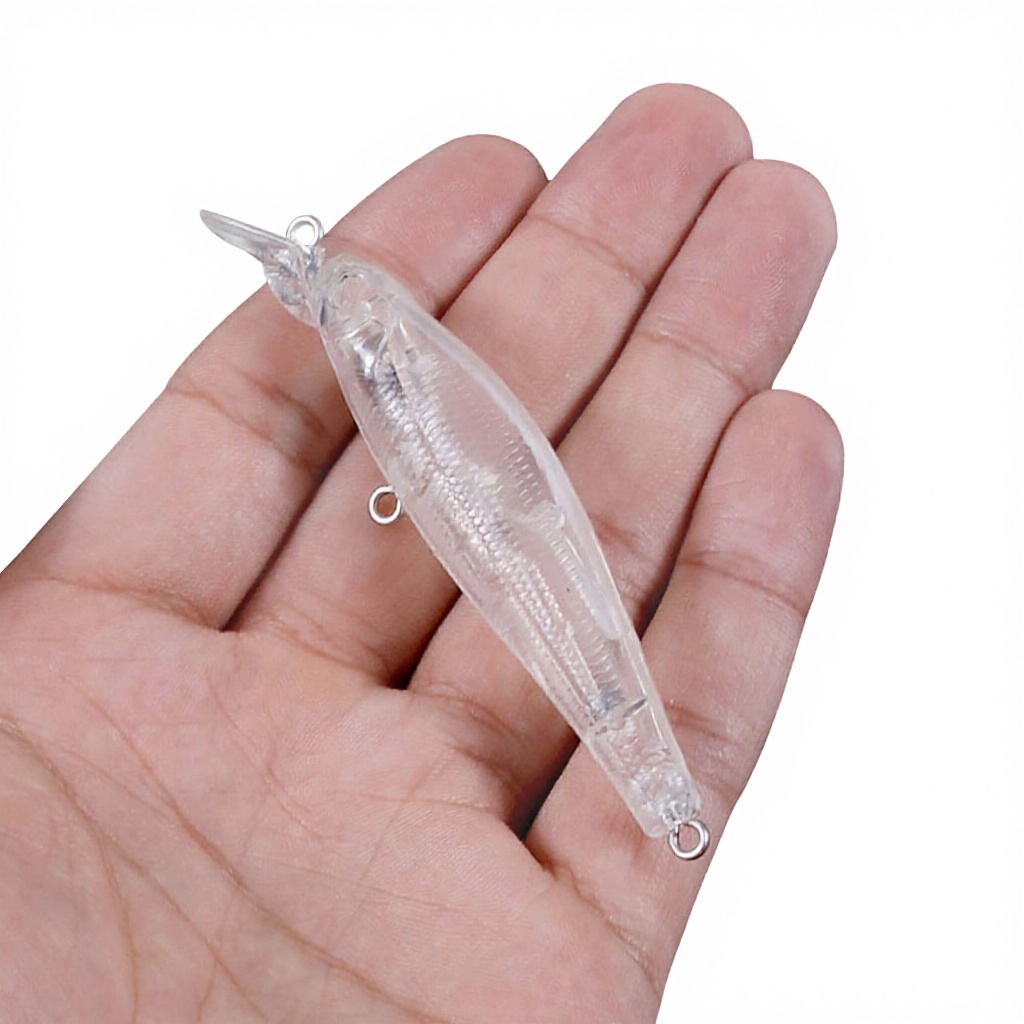 Wholesale Blank Transparent Lure Body 15.8g/10.9cm Minnow Stainless Steel Live Bait Powdery Category – Minnow – view 4