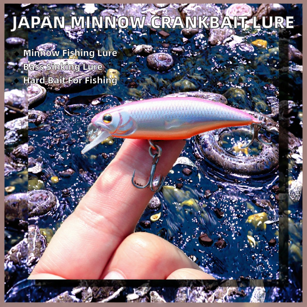 China Lure Minnow Crankbait 52mm 4.5g Artificial Wobbler Sinking Bass Trout Fishing Lure for Lake and Stream – Minnow – view 2