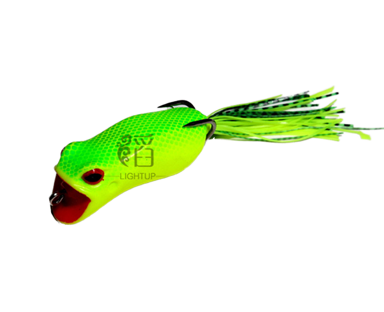 High Quality Bass Snakehead Frog Fishing Lure Artificial Soft Bait Hollow Body River & Lake with Double Hook – Popper – view 1