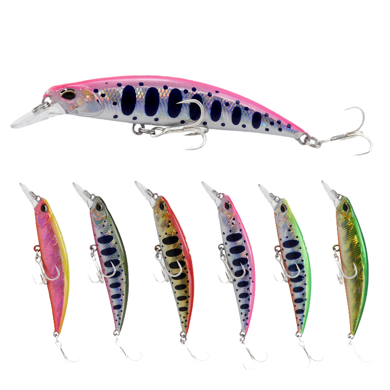 Wholesale 12g 80mm Sinking Minnow Fishing Lure Hard Bait Isca Artificial Wobbler for Bass Fishing in Rivers and Lakes – Minnow – view 4