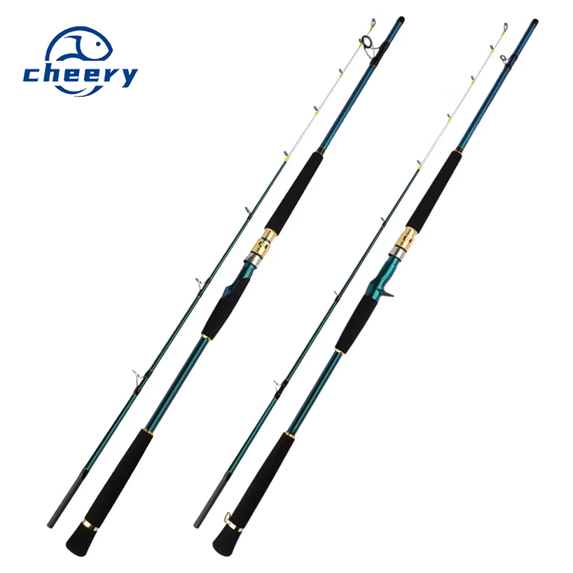 Inshore Small Boat Lightweight Sea Raft Fishing Rod 30# 50# 80# Universal 126cm Collapsed Length Eight Claw White Fruit Knife – Fishing Rod – view 1