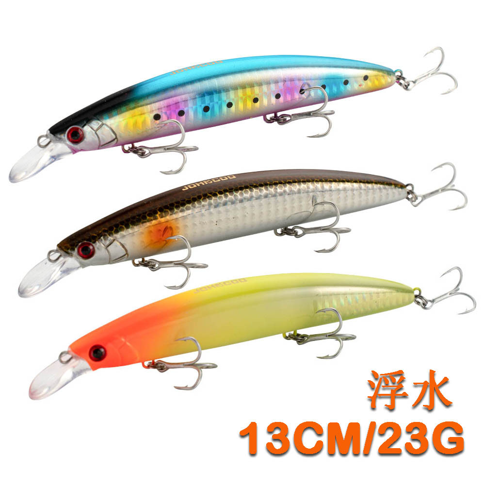 Cheery Mino Lure 13cm/23g Bionic Bait Floating Far-Cast Special Hard Bait for Saltwater Fishing PVC and Plastic with Hooks – Minnow – view 2