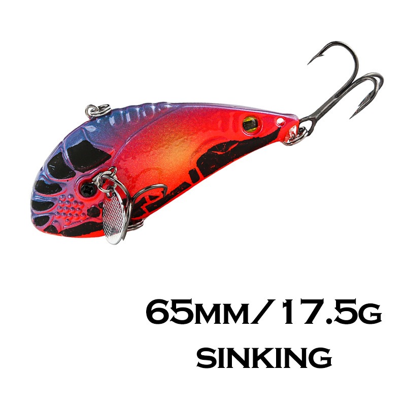Cheery New 65mm 17.5g Vibration Sinking Fishing Lure Wholesale Artificial Hard Swimming Noise Fishing Bait Hard Lure – Metal Lure – view 2
