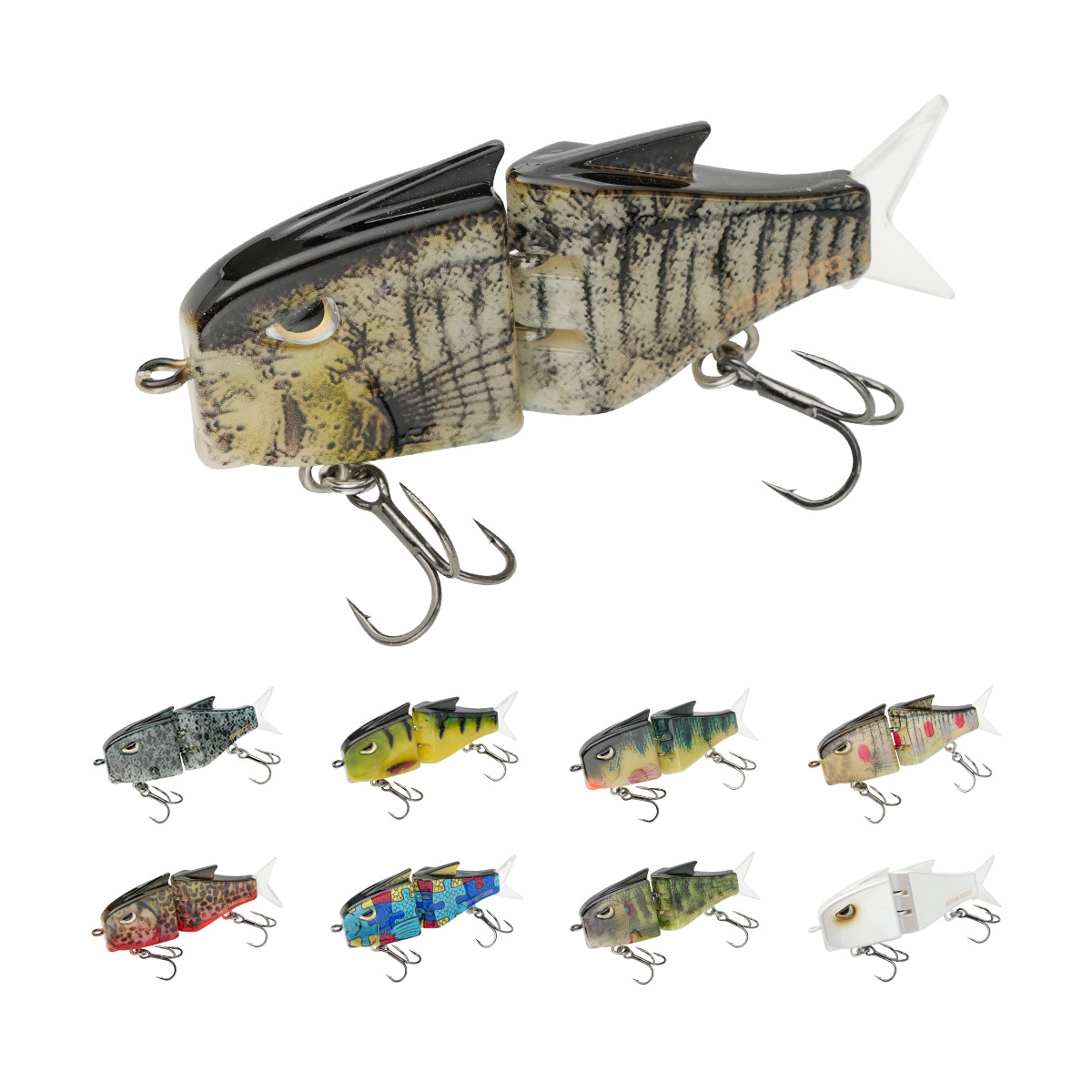 Cheery Micro Pencil Bait Colorful Lifelike Fishing Lures for Ocean Boat Fishing Attracts Catfish Marlin Pike Cod Carp Perc – Swimbait – view 1