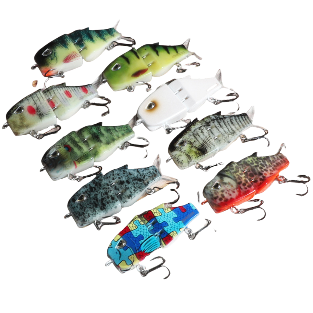 Cheery Micro Pencil Bait Colorful Lifelike Fishing Lures for Ocean Boat Fishing Attracts Catfish Marlin Pike Cod Carp Perc – Swimbait – view 2