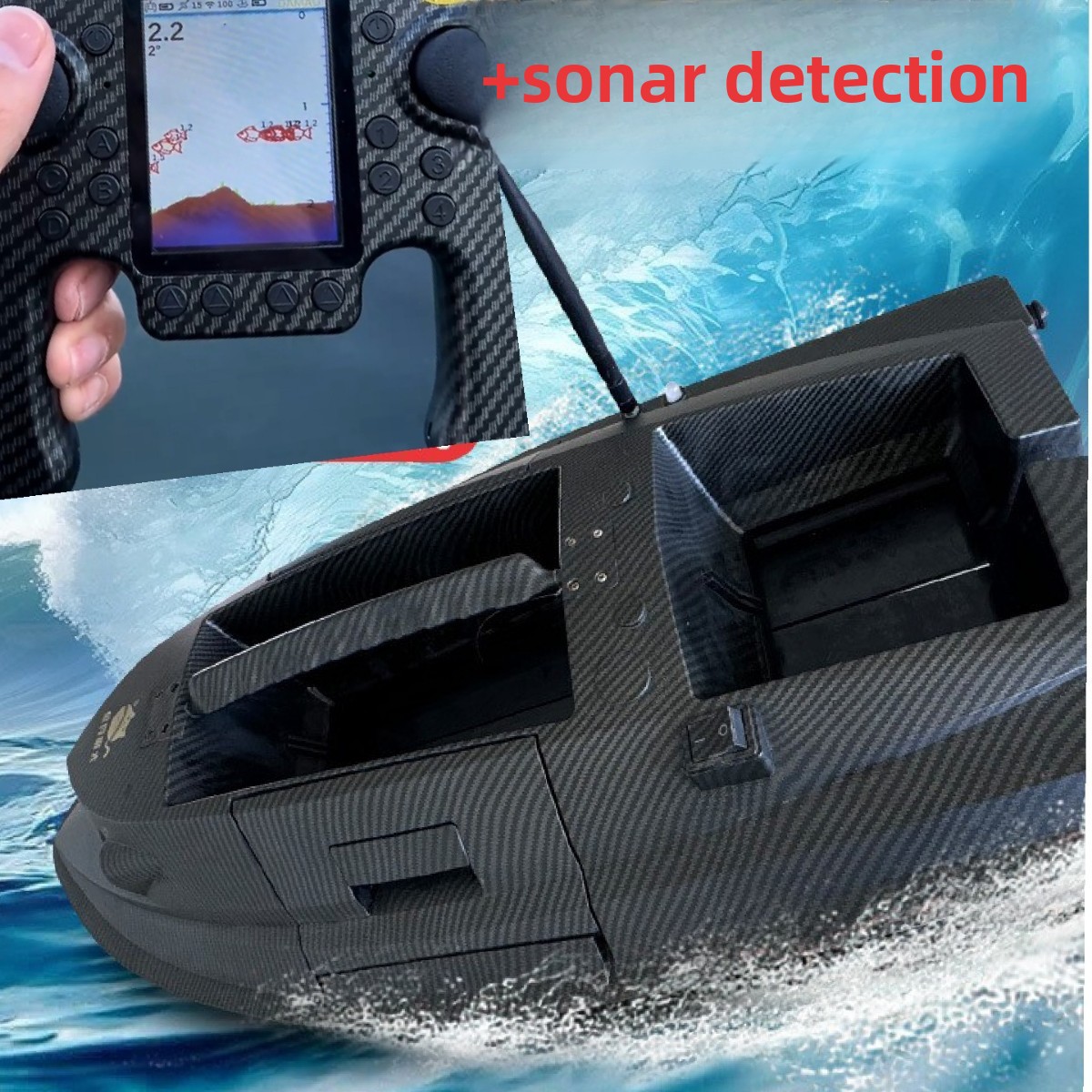 Cheery Customized Nest Boat Positioning Remote Control Fishing Hook Pulling Net Bait High-Speed Intelligent Automatic Cross – Fishing Accessory – view 4