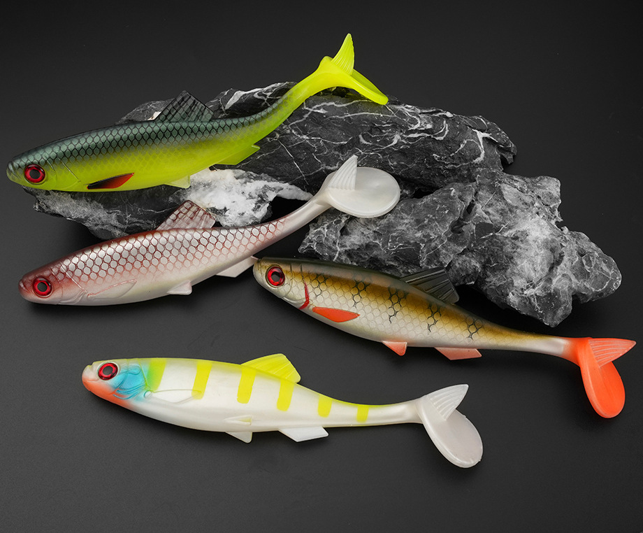 Cheery 15cm/20cm Mackerel Soft Plastic Jig Heads & Lure-Artificial Soft Bait for Sea Fishing Bottom Baits Bulk Pack – Soft Lure – view 2