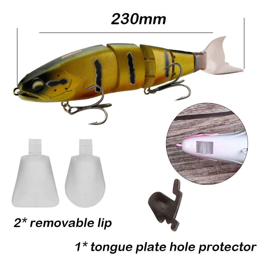 Cheery Hot Sale 10 Colors Swimming Bait 4 Sections Jointed Fishing Lure 23cm 100g High Quality Segmented Swimbait Minnow Hard Lu – Minnow – view 3