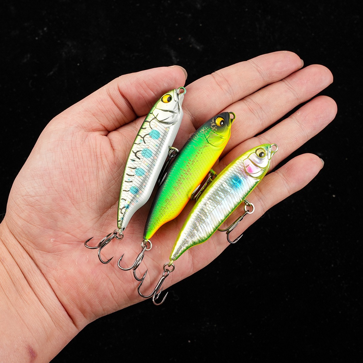 Cheery New 60mm 75mm ABS Hard Baits With Hooks Floating Baits Long Casting Sinking Fishing Lure Bionic Artificia Fishing Lure – Pencil – view 5