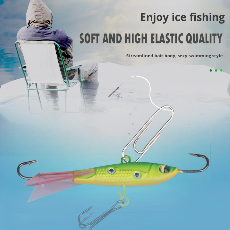 Cheery 10g 16g Metal Vibrating Ice Fishing Winter Bait Balanced Fish Jig Vib Iron Plate Freshwater Casting Trout Lures HJV07 – Metal Lure – view 4