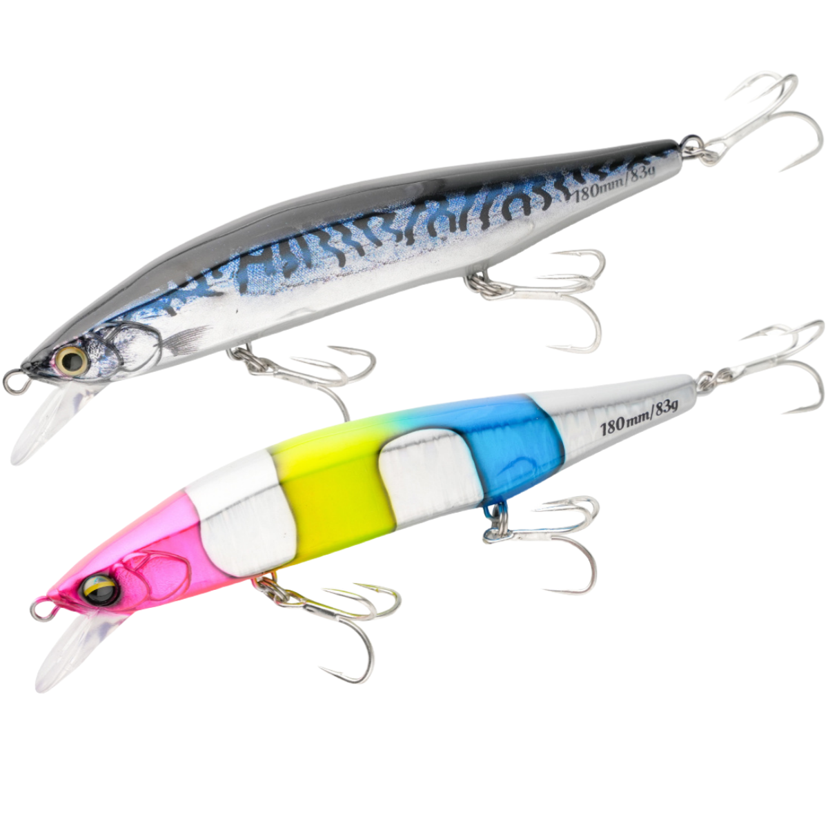Cheery SNEDA 18cm 83g Floating 3D Bionic Fish Eye Treble Hook with Heavy Weight Lure Artificial Bait Fishing Lures – Minnow – view 1