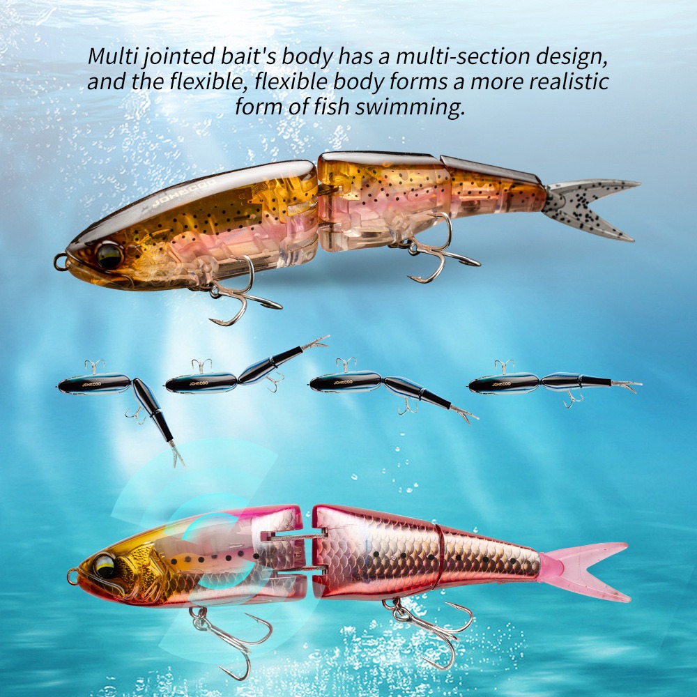 Cheery High Quality Segmented Swimbait 18CM 51G Floating Big Game Swim Bait Fishing Bait Pencil Lures Artificial Hard Lure Fishi – Swimbait – view 4