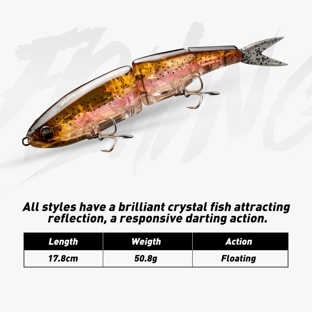 Cheery High Quality Segmented Swimbait 18CM 51G Floating Big Game Swim Bait Fishing Bait Pencil Lures Artificial Hard Lure Fishi – Swimbait – view 3
