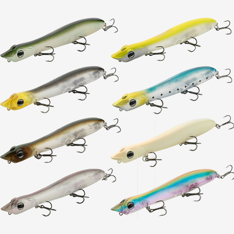 Cheery 8 Colors Still Water Fishing Walk the Dog Fishing Lure Floating Action Pencil Lure 125mm 17.5g Hard Lure for Bass Trout – Popper – view 4