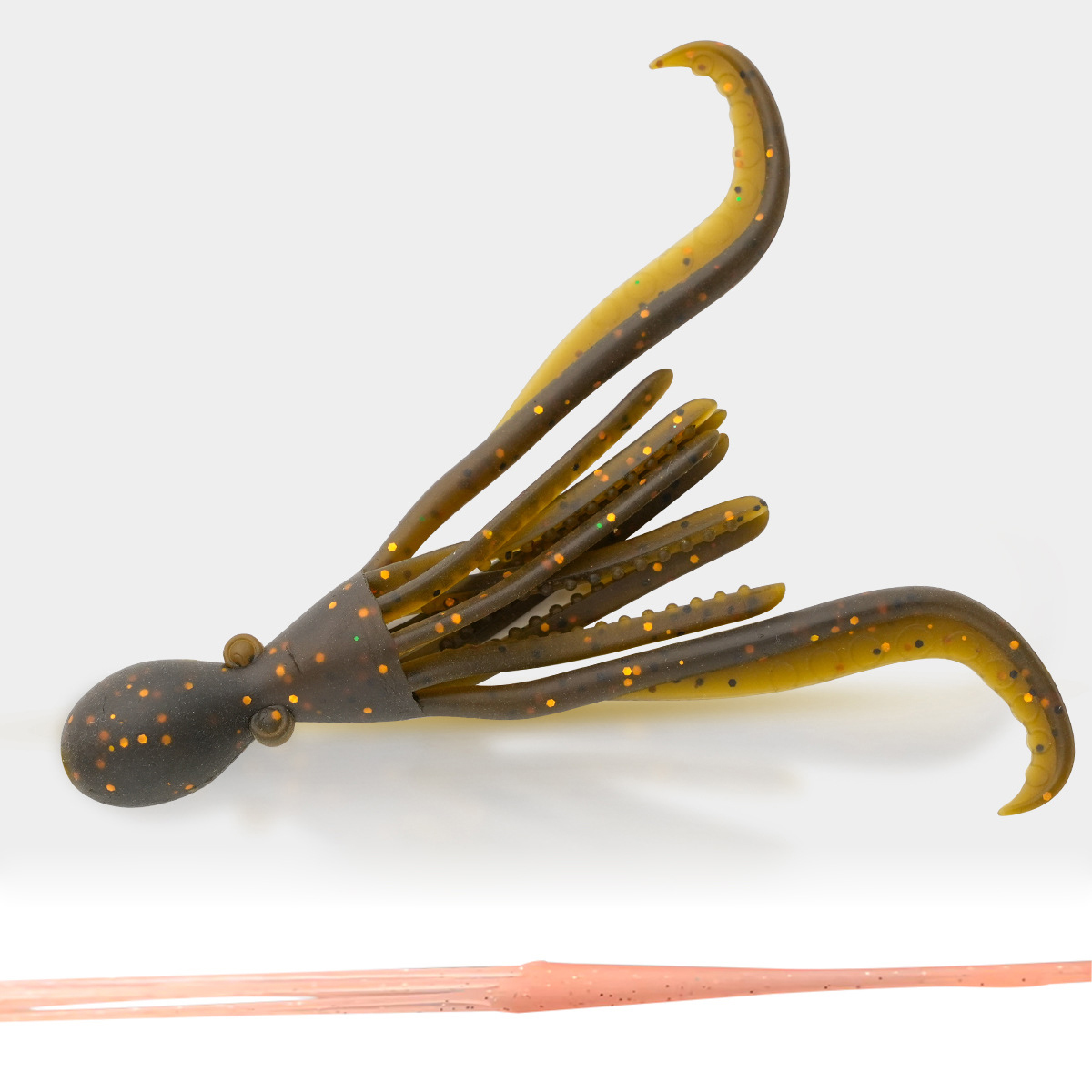 Cheery High Quality 4.9g Artificial Squid Jig 5 Colors Luminous 95mm Soft Fishing Lure TPR Material Squid Soft Lure for Shore Fi – Soft Lure – view 5