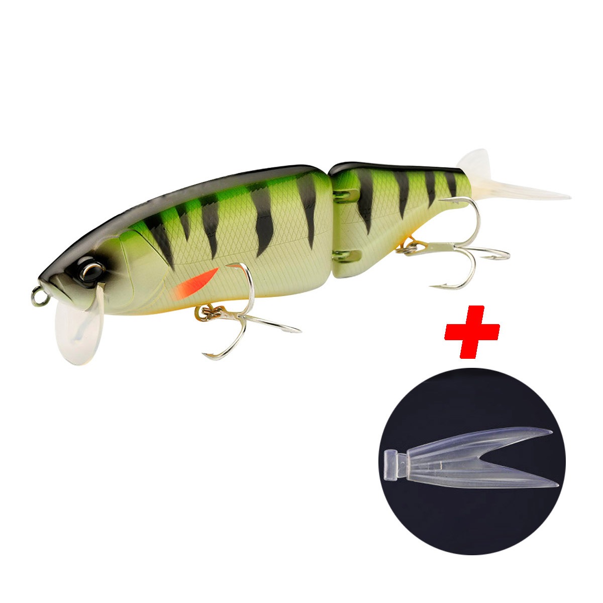 Cheery Wholesale 14cm 50g 2 Segment Hard Baits Wobblers Fishing Lure Multi Jointed Swim Baits Floating Minnow Lure Artificial Ha – Swimbait – view 1