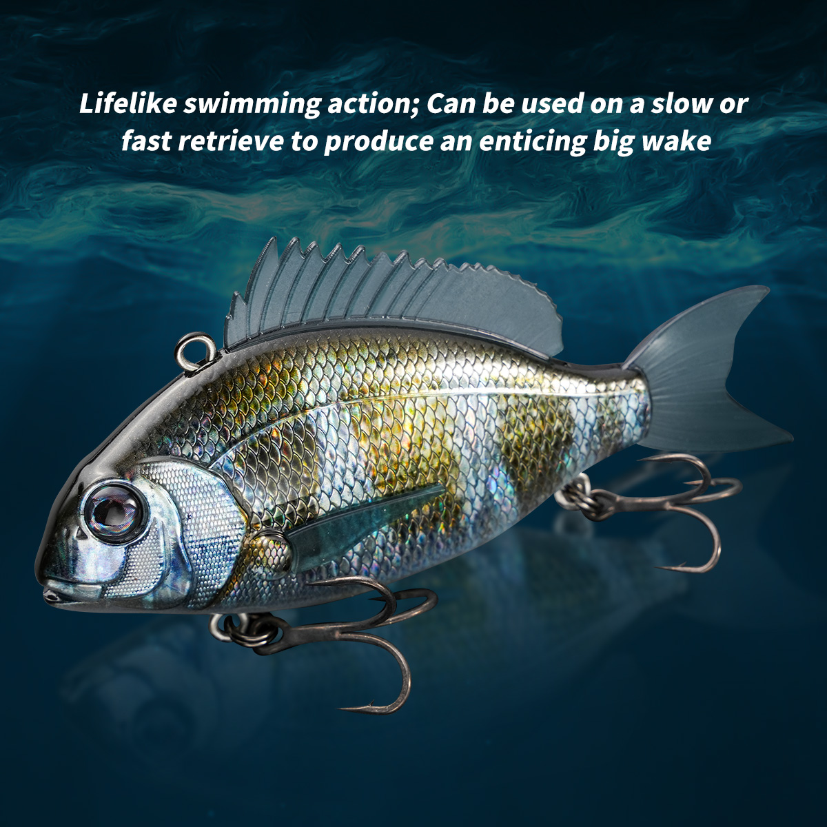Cheery 65mm 24g Plastic Hard VIB Charikom 3D Printing Seabass Vibe Lure Saltwater Vibrating Sinking ABS Artificial Bait Pesca – Metal Lure – view 4