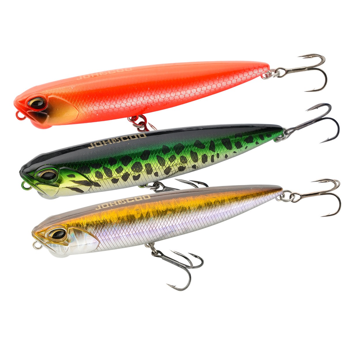 Cheery High Quality 65mm 14g Pencil Bionic Plastic Lure Sound Bead Artificial Bait Minnow Fishing Lure Fishing Hard Lure with Ho – Popper – view 3