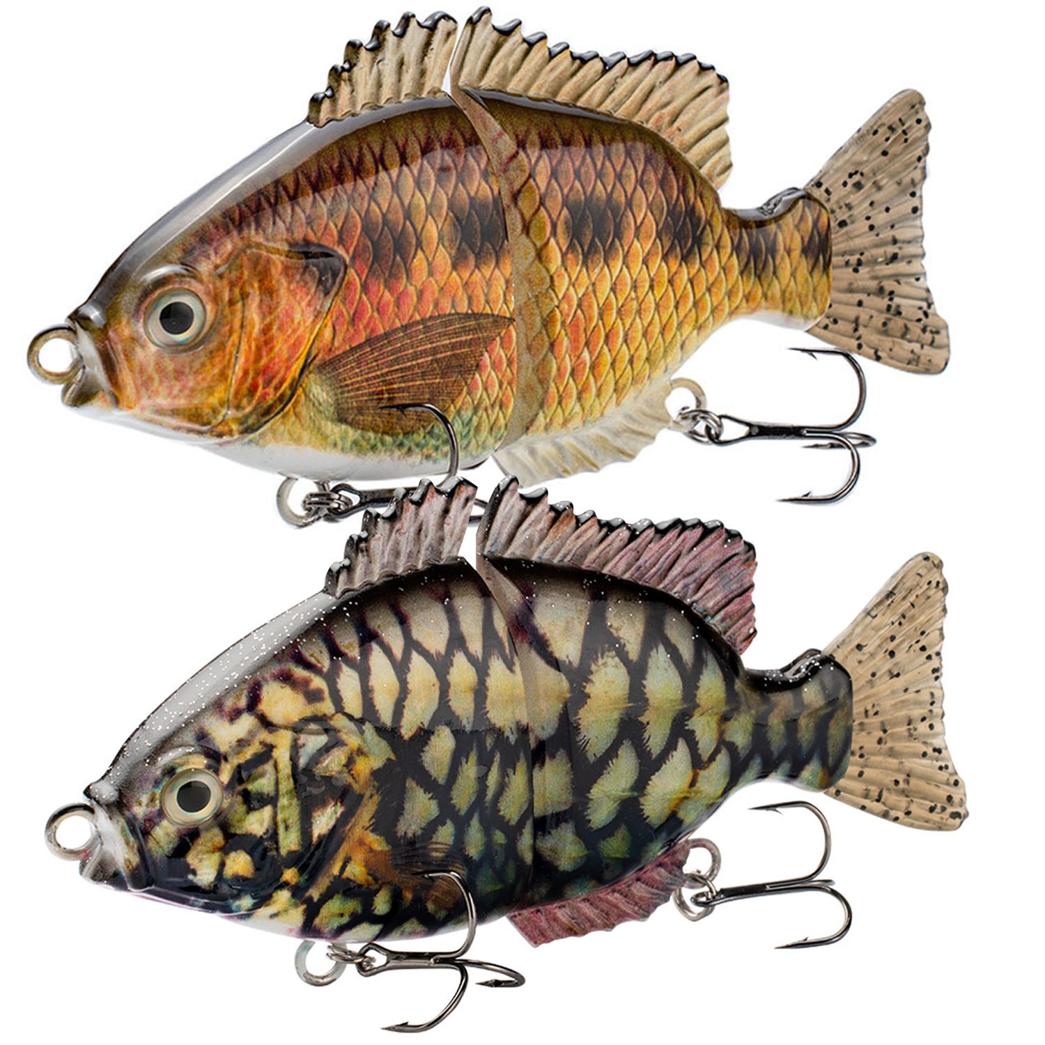 Cheery High Quality 14cm 82g 2 Section Sunfish Lure Multi-segment Bait Artificial Bionic Bait Fishing Hard Lure – Fishing Lure – view 1