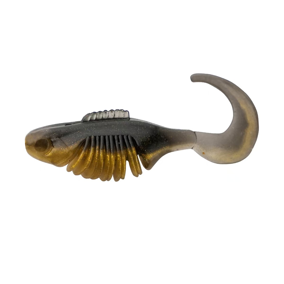 Cheery 15pcs/bag Artificial 4.5cm Soft Bait Bionic Worm Curly Tail Lure for Saltwater Marlin Bass Shark Ocean Boat Fishing PVC f – Soft Lure – view 4