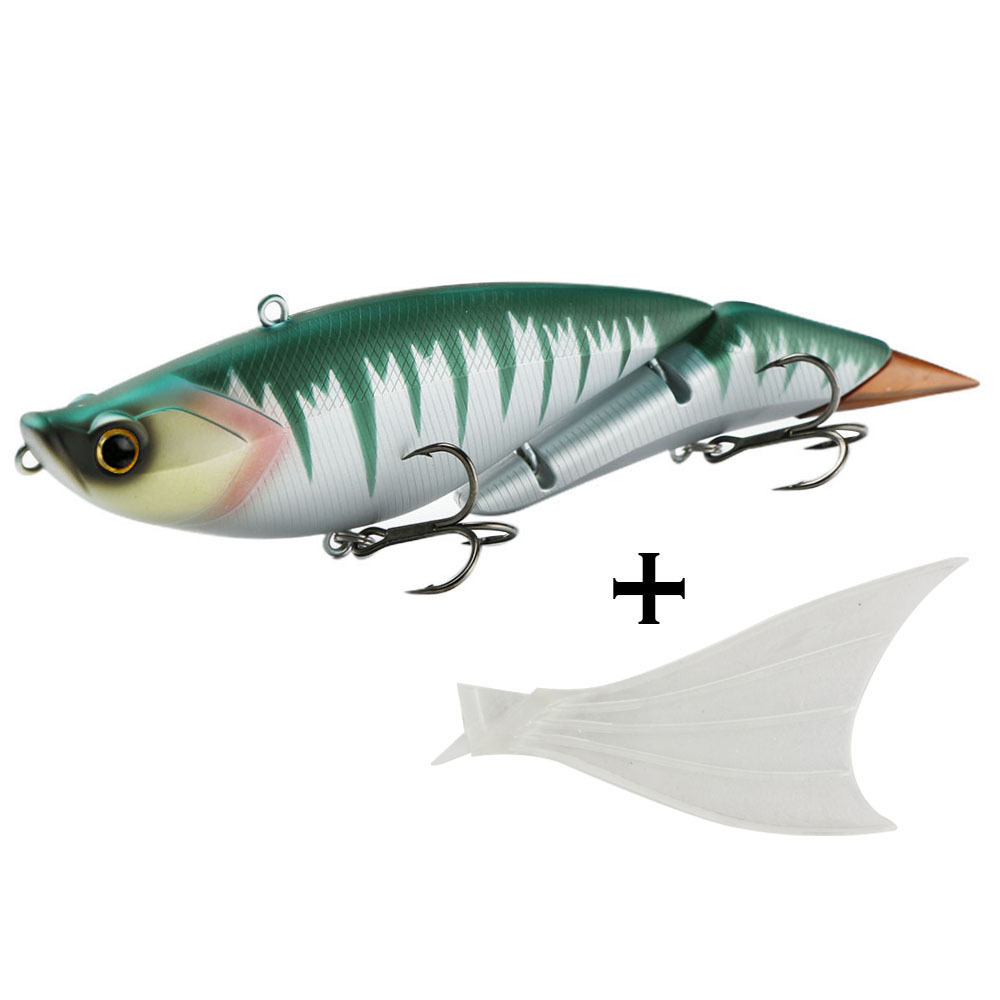 Cheery WEIHE 19cm 55g 2 Section Floating Minnow Knotted Bait Artificial Bait Fishing Hard Lure – Swimbait – view 4