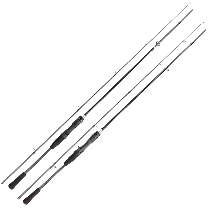 Cheery Wholesale Fishing Rod Black Warrior Carbon Fiber M/L Spinning Lure Fishing Rod Saltwater – Fishing Rod – view 2