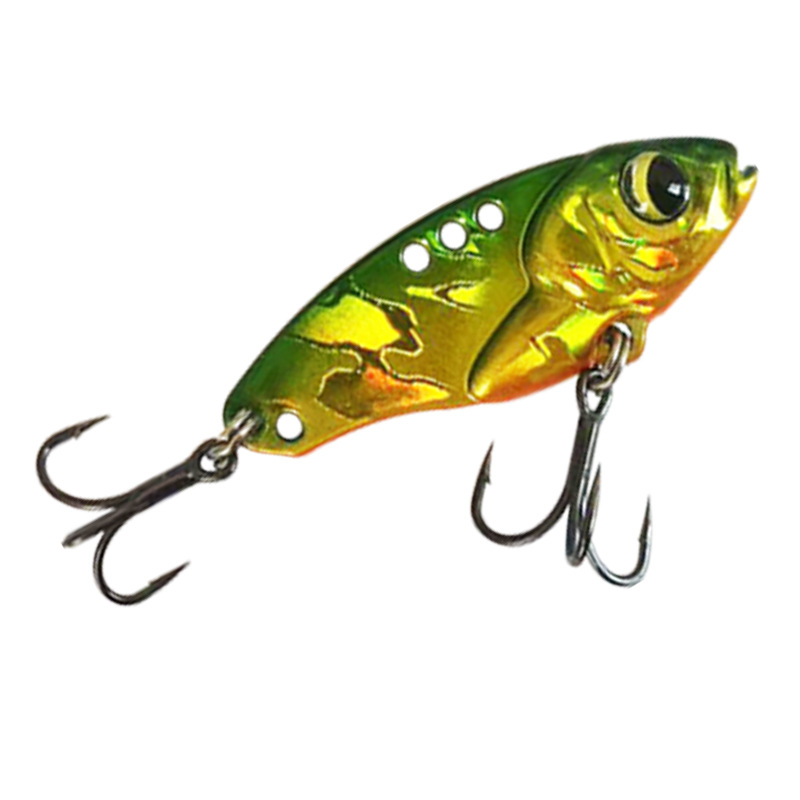 CHEERY 5g-10g Lead-Coated Copper Artificial Hard Bait Vibration Trembling Jack Vib Sequin Lure Hooks Fishing for Mandarin Fish – Hard Lure – view 5