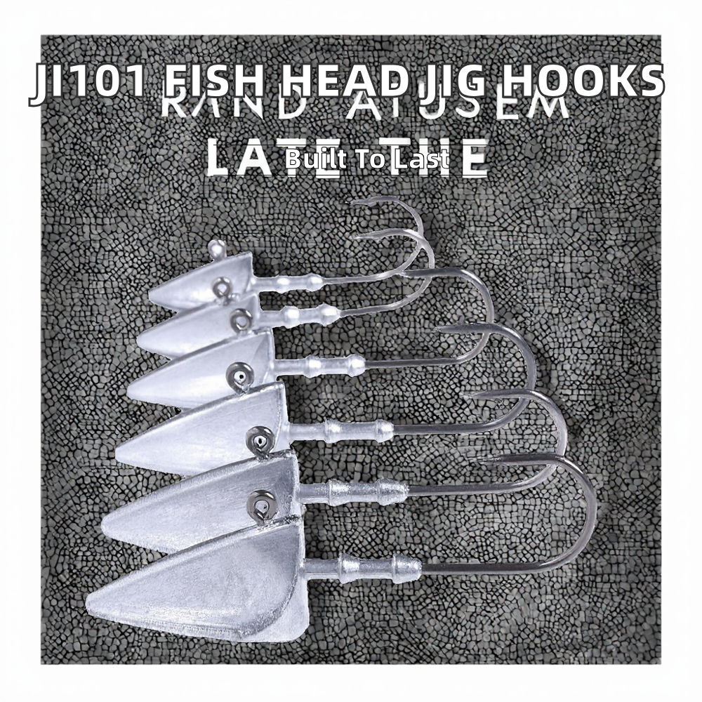 Wholesale JI101 High Carbon Steel Lead Fish Head Shape Jig Head Hooks for Snapper and Carp – Fishhook – view 2