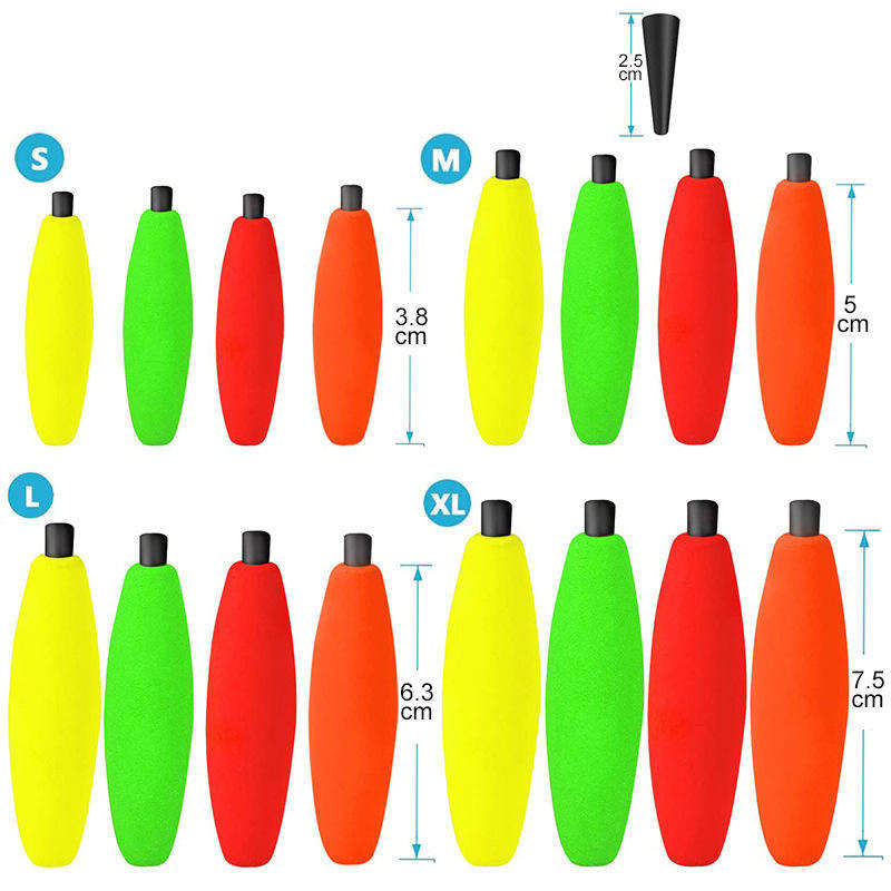 CHEERY European Style Rock Fishing Buoy Floating Multi-Color Long Casting Foam EVA Durable Saltwater Use Fishing Accessories – Fishing Float – view 5