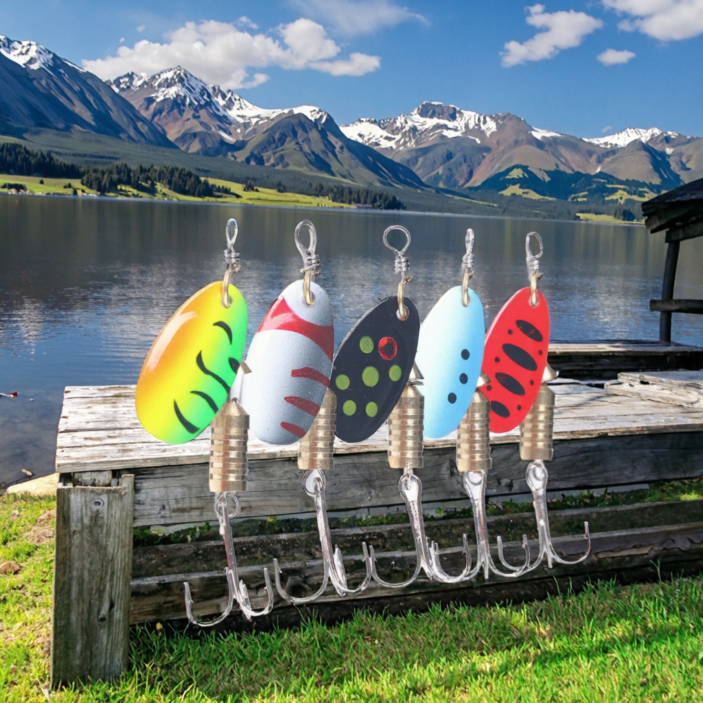Wholesale SP059 7cm 8.8g Artificial Metal Hard Spinner Baits Spoon Fishing Lures for Ocean Boat & Ice Fishing – Spoon & Spinner – view 3