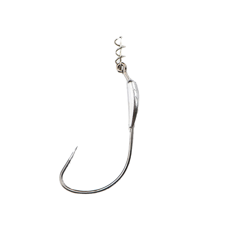 Barbed Soft Lure Lead Hooks 5pcs/bag Coil Spring Crank 5/0#-1/0# Fly Fishing Octopus Target Species – Fishhook – view 2