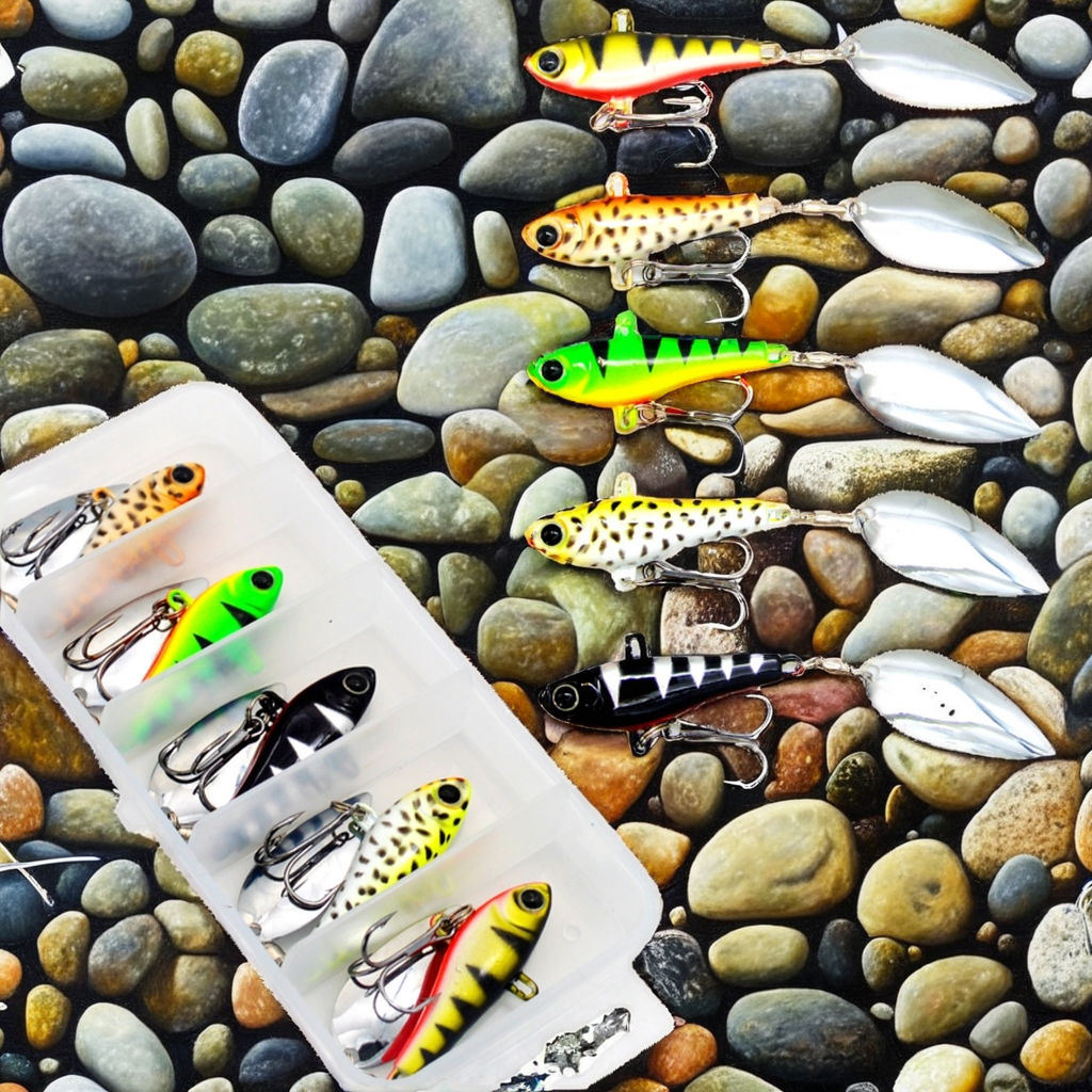 20gVIB PVC Artificial Hard Bait Lure for River Lake Stream Sea & Freshwater Fishing Gear with Glitter Bearing Swivel – Hard Lure – view 2