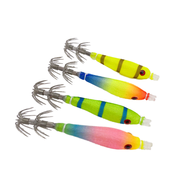 CHEERY Shrimp Lure Squid Hook Effective Jigging Bait for Salmon Sea Bass Tilapia Marlin Pike Inland Fish Ocean Boat Fishing – Hard Lure – view 4