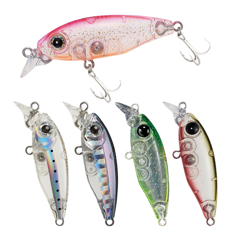 45mm 4G Freshwater Lures Printed ABS Trout Pesca Trolling Artificial Minnow Baits Carp Perch Bass Zander River Float Marlin – Hard Lure – view 1
