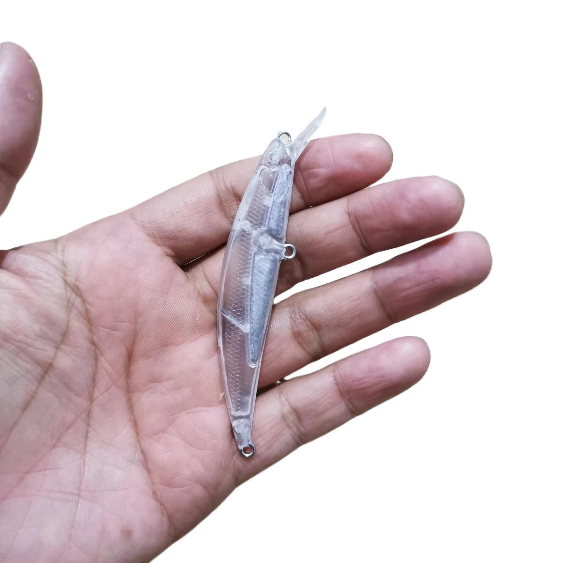 Cheery 9cm 12G Spearhead Series Embryo DIY Discoloration ABS Minnow Lure for Marlin Perch Trout Ocean Boat Fishing Midwater Fish – Minnow – view 5