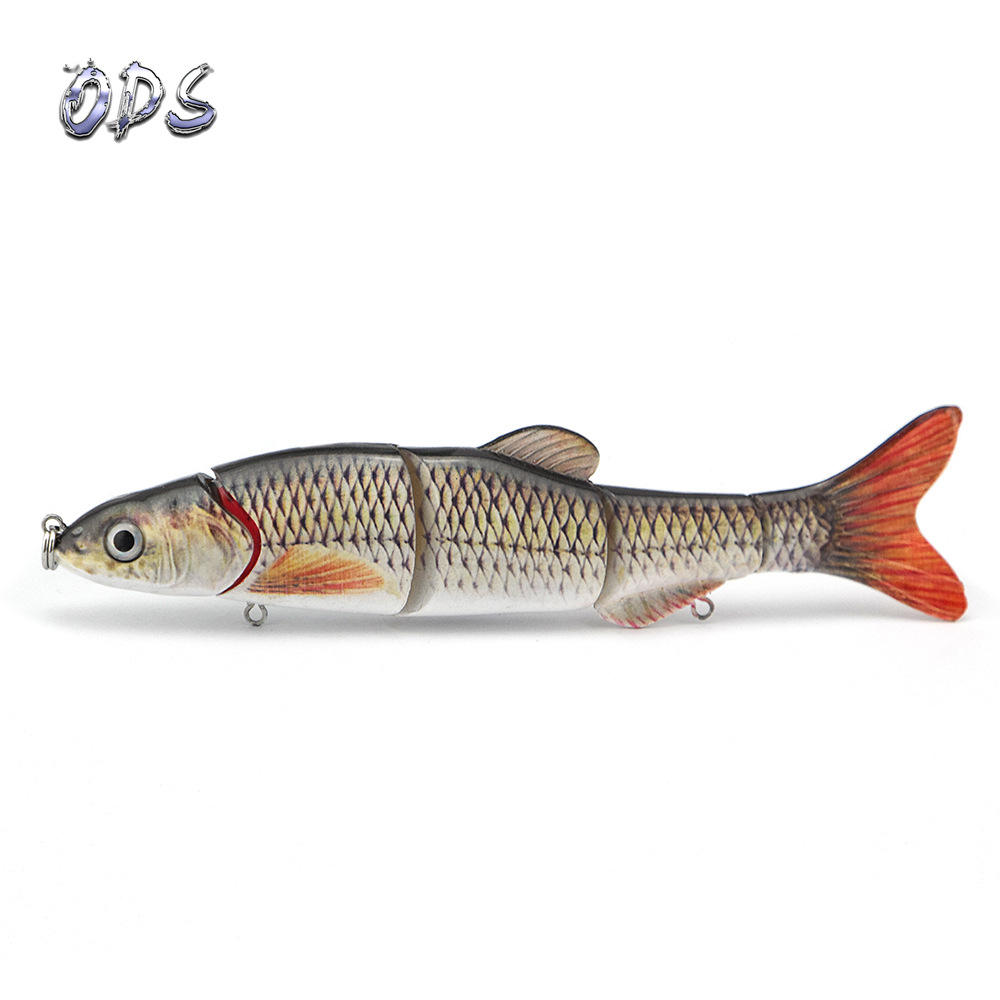 Cheery Five Section Bionic Artificial Hard Bait for Carp ODS LURE XY-1003 ABS Material Freshwater Bottom Fishing Casting Hooks – Soft Lure – view 2