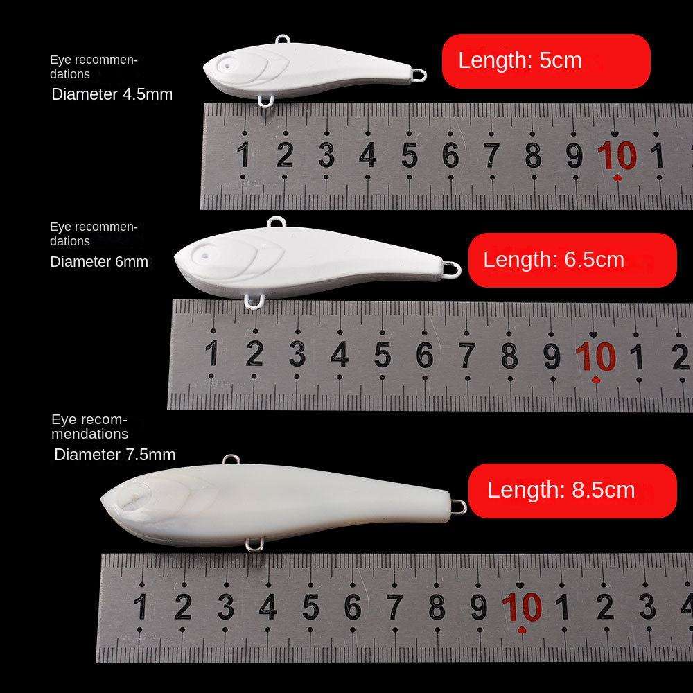 Wholesale CHEERY Artificial Hard Vibration Bait Unprinted VIB Fishing Lures for Saltwater Fish Ocean Boat Fishing Marlin Pike – Other Hard Lure – view 3