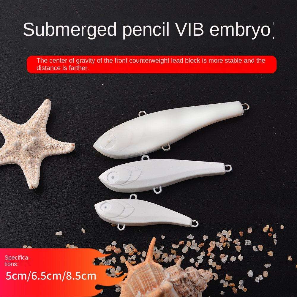 Wholesale CHEERY Artificial Hard Vibration Bait Unprinted VIB Fishing Lures for Saltwater Fish Ocean Boat Fishing Marlin Pike – Other Hard Lure – view 4