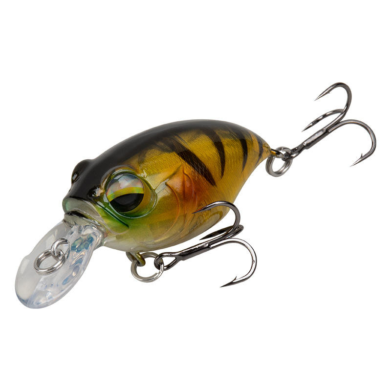 CHEERY8.8g/43mm Crank Lure with Treble Hooks ABS Material for Bass Trout Pike & Carp Saltwater & Freshwater Fishing – Crankbait – view 3