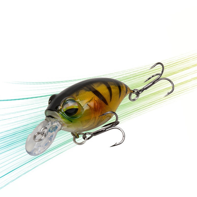 CHEERY8.8g/43mm Crank Lure with Treble Hooks ABS Material for Bass Trout Pike & Carp Saltwater & Freshwater Fishing – Crankbait – view 4