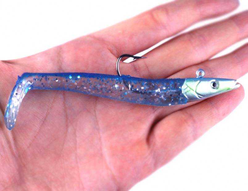 Cheery Free Shipping Lead Head Jig Fishing Hard Bait PVC Lure for Ocean Boat Fishing Marlin Carp 19g 11cm – Metal Lure – view 1